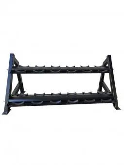 SUPORTE DUMBELLS 2 NIVEIS - LINHA START - POWER FIT